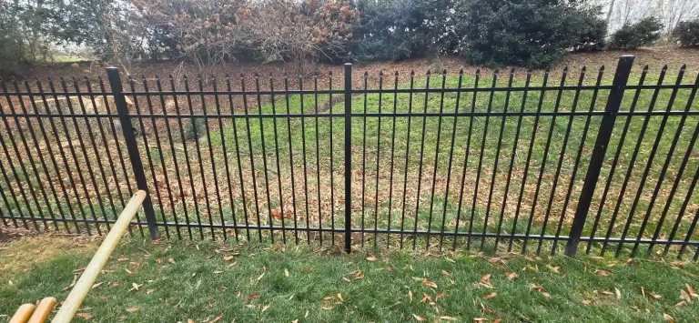 Black Aluminum Fencing for Indian Land, SC Homes